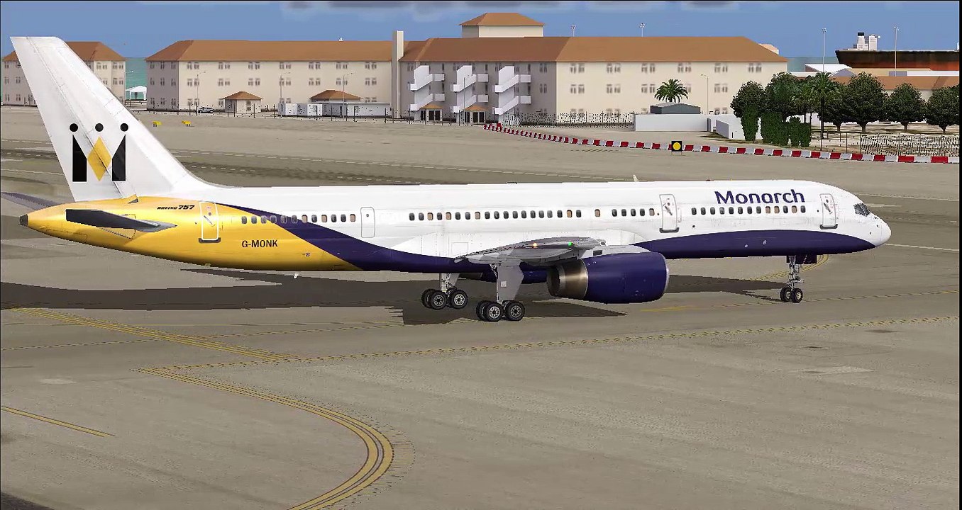 FS9 B757-200 Gibraltar-Fiumicino by Ligurian Air VA