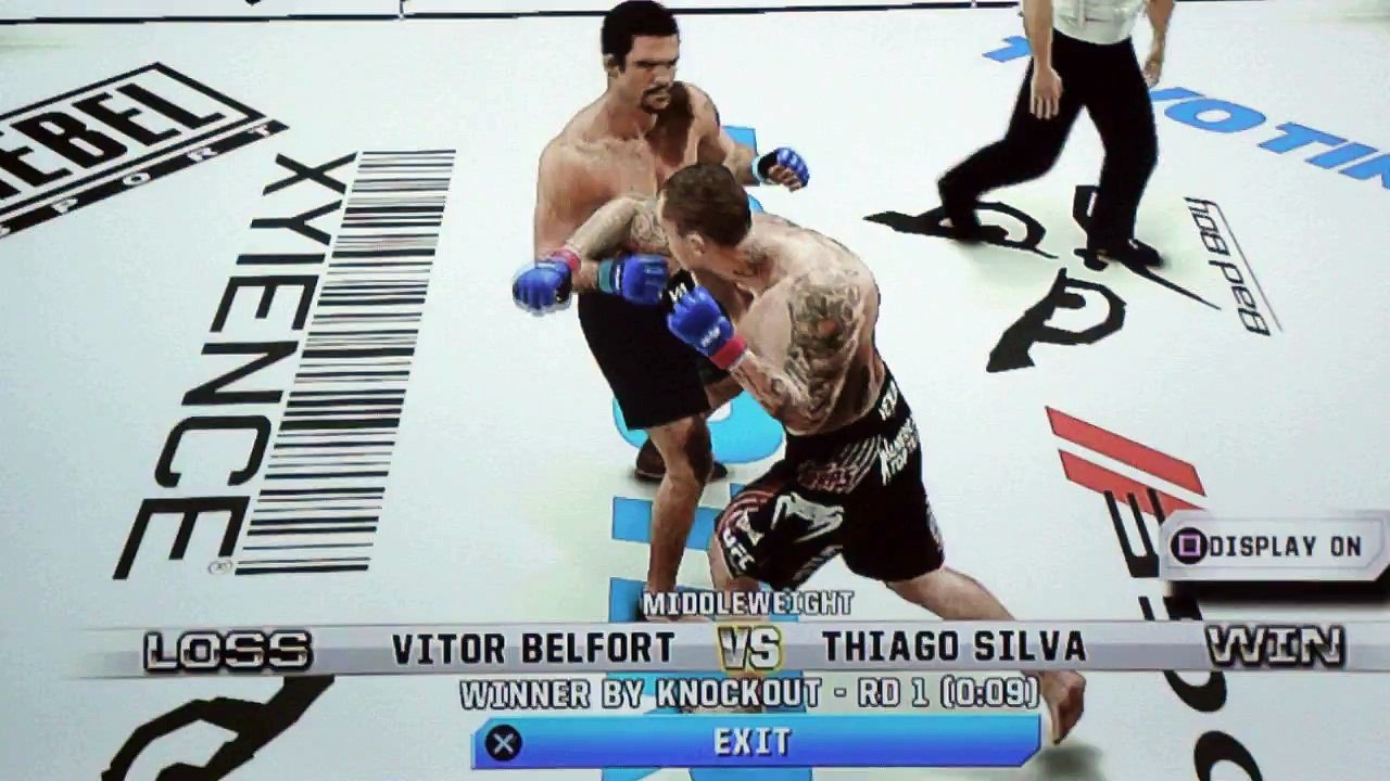 ufc undisputed 3 knock out 9 seconds thiago silva vs vitor belfort on ultimate skill mode!