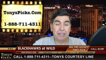 NHL Game 4 Pick Prediction Chicago Blackhawks vs. Minnesota Wild Odds Playoff Preview 5-7-2015