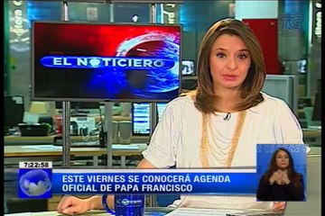 Este viernes se conocerá agenda oficial de visita del Papa Francisco