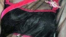 Nivisha hot Navel  show in Black Transparent saree