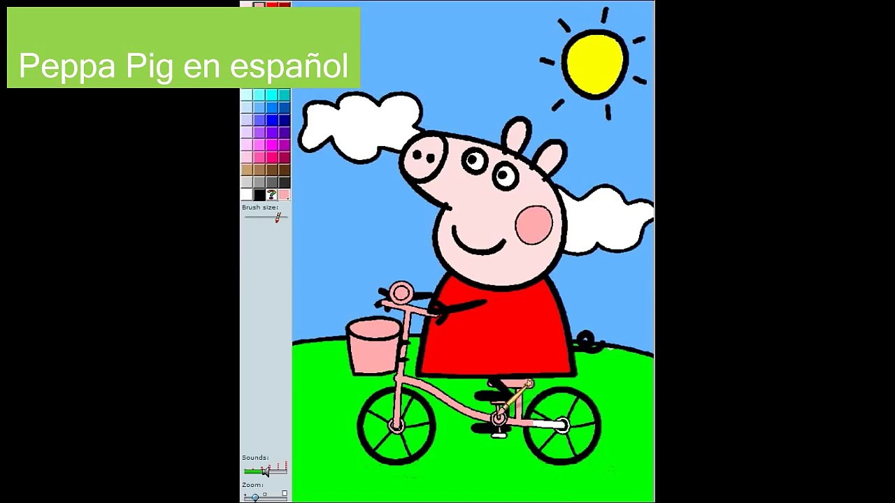NickJr. Peppa Pig Coloring Pages Coloring Book 2 - Free Online Games Peppa Pig Games