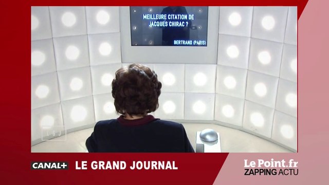 Chirac : Ne pas perdre une occasion de bouffer, pisser, baiser - Zapping du 7 mai