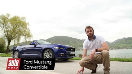 Ford Mustang Convertible (2015)  : essai vidéo AutoMoto