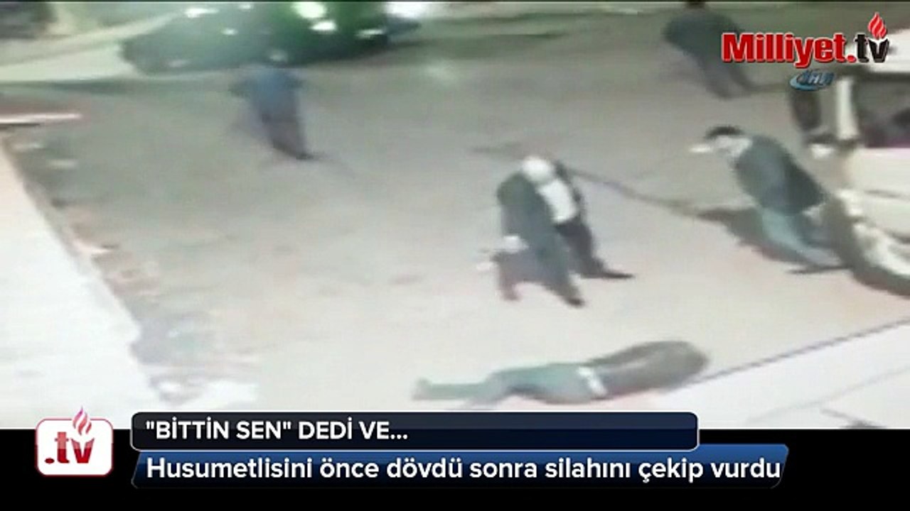 Husumetlisiyle karşılaşınca kan aktı