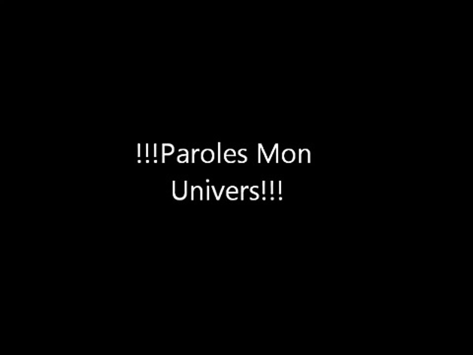 Kendji Girac - Mon Univers (paroles-lyric)