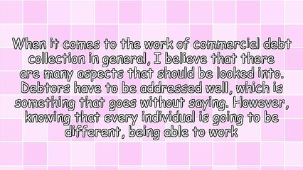 How Robust Is Commercial Debt Collection?