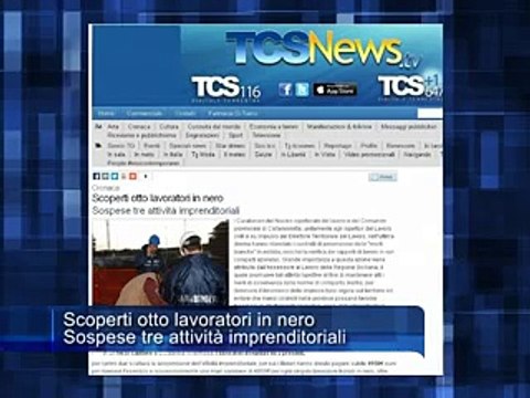 Scoperti otto lavoratori in nero. Sospese tre attività imprenditoriali