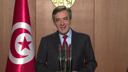 Déplacement de François Fillon en Tunisie