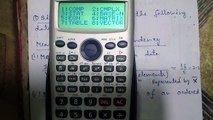 Casio fx-991ES Calculator Tutorial  3_ Statistics Part 1_Basics