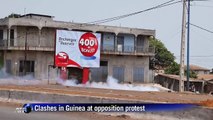 Clashes in Guinea at opposition protest
