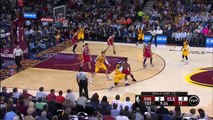 LeBron James Hook Shot _ Bulls vs Cavaliers _ Game 2 _ May 6, 2015 _ NBA Playoffs