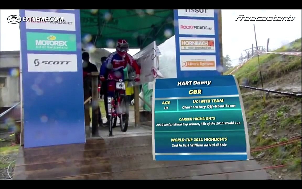 Danny Hart - Champery - 2011 UCI Downhill World Championship
