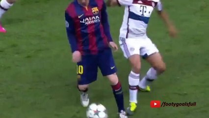 Descargar video: Lionel Messi Individual Highlights vs Bayern Munich (FC Barcelona vs FC Bayern München) Champions League Semi-Final 2015 HD