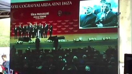 Cumhurbaşkanı o caminin açılışına canlı bağlantı ile katıldı