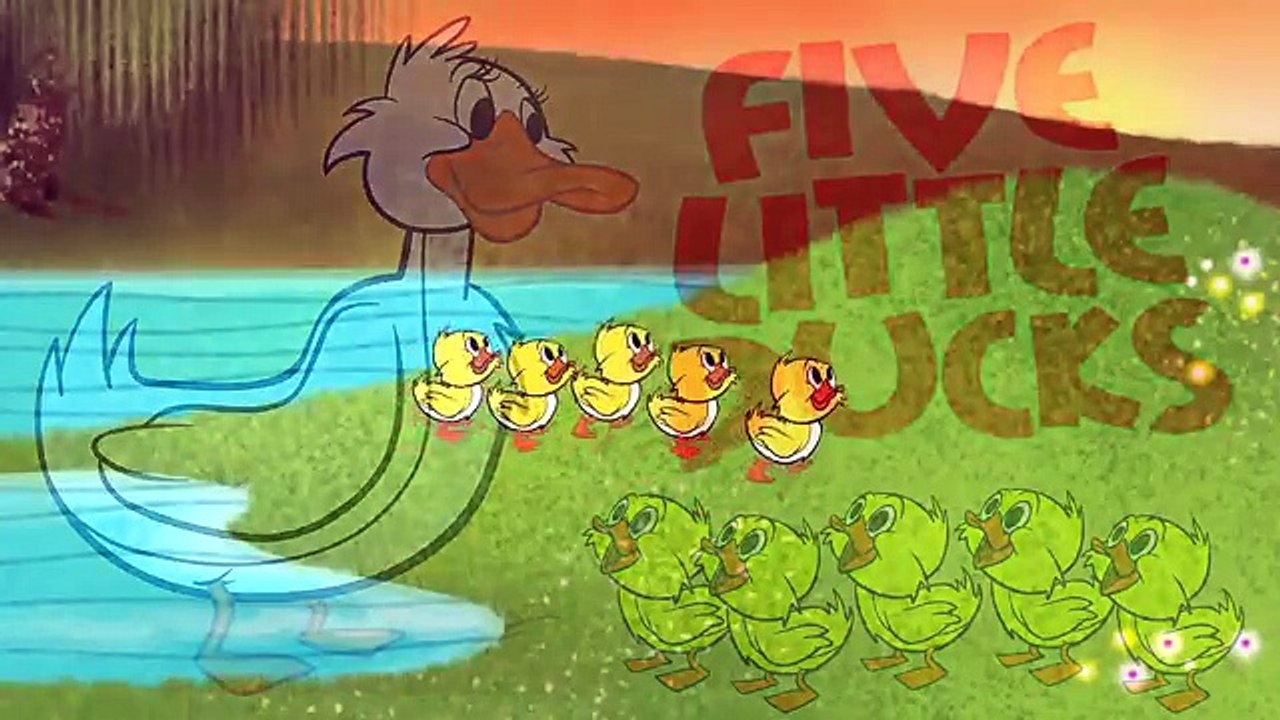 Five Little Ducks - Spring Songs for Children with Lyrics - Kids Songs ...