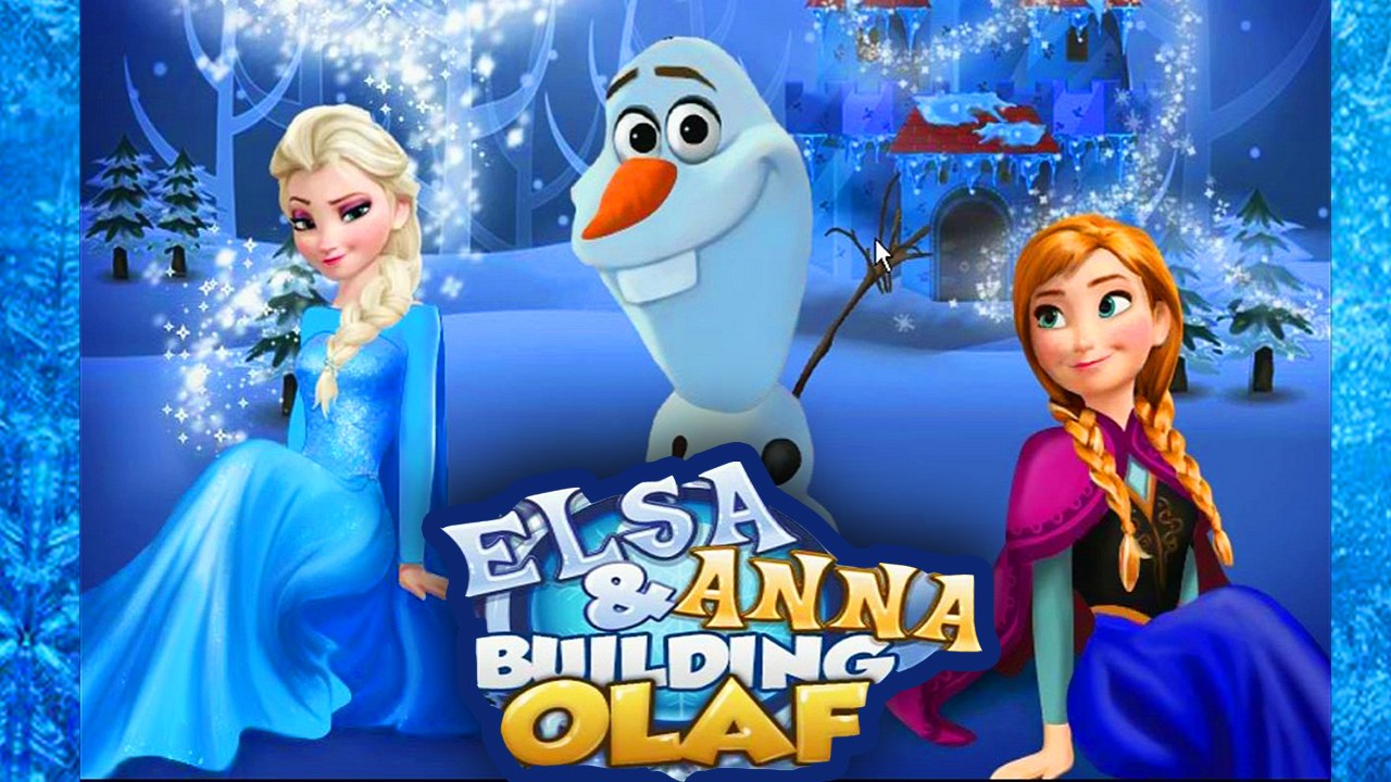 ღ DISNEY FROZEN GAME | FROZEN ELSA AND ANNA BUILDING OLAF | FROZEN GAME MOVIE 2015 | KIDS TV BR