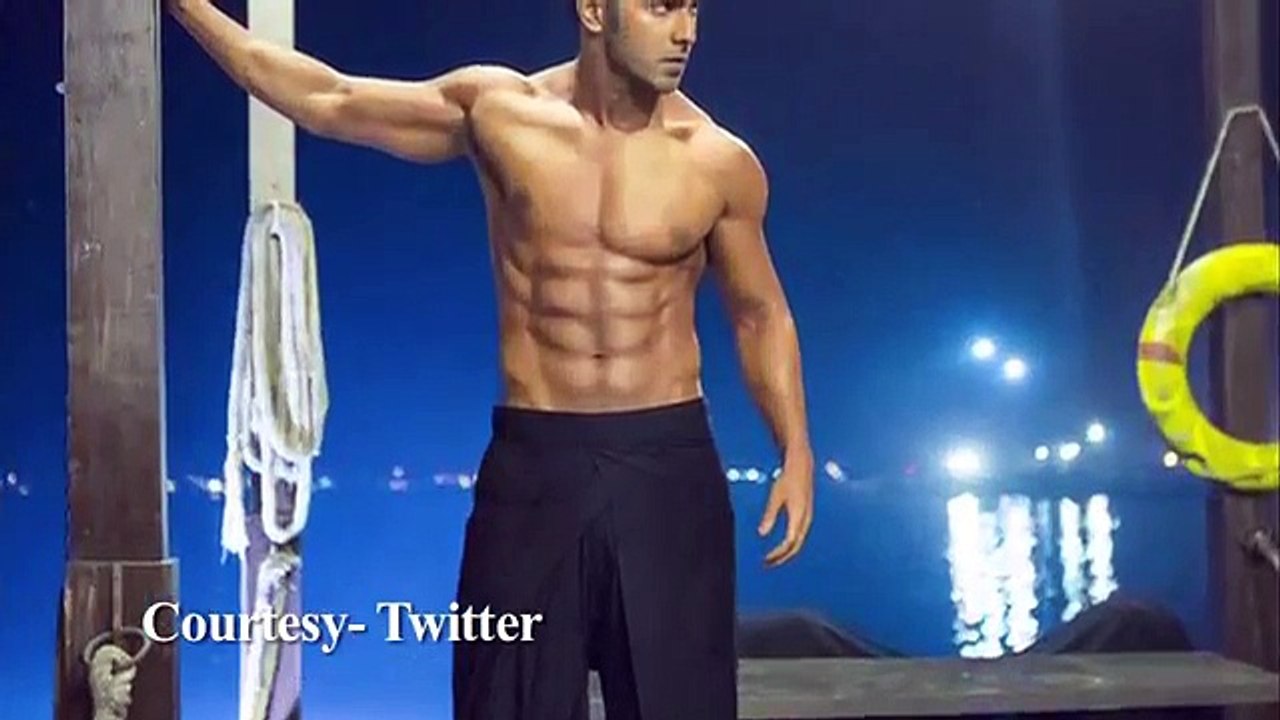 Watch Varun Dhawans Six Pack Abs For Abcd 2 Video Dailymotion