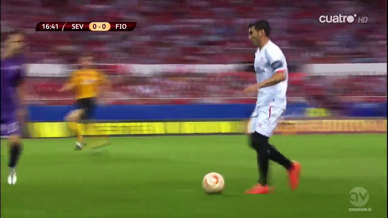 1-0 Aleix Vidal Goal | Sevilla 1-0 Fiorentina 05.07.2015