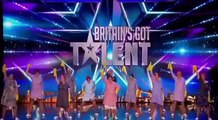 The Ruby Reds extremely vibrant performances , Britain's Got Talent 2015   Audition Week 1