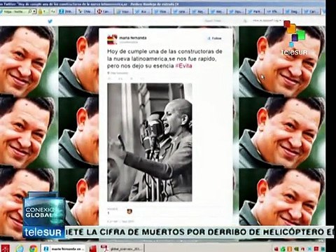 Argentinos recuerdan a #Evita Perón