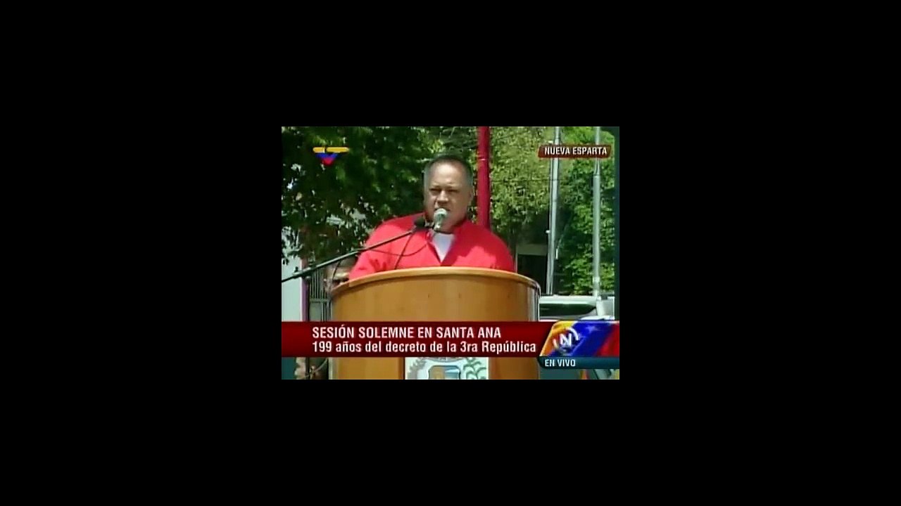 Diosdado Cabello: "'Quién traicione al Chavismo se lo traga la historia"