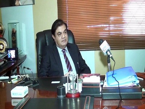 Mian Zahid Hussain (SITARA E IMTAZ) President (PBIF) talking with Shakeel Anjum Jeevey Pakistan News