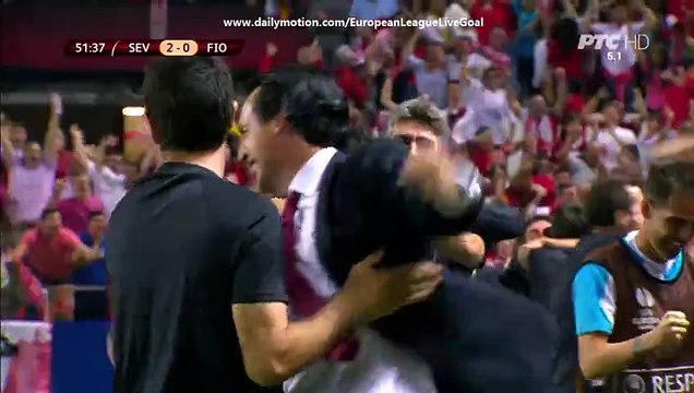Aleix Vidal Goal!!! Sevilla 2 vs 0 Fiorentina ~ [Europa League] - 07.05.2015