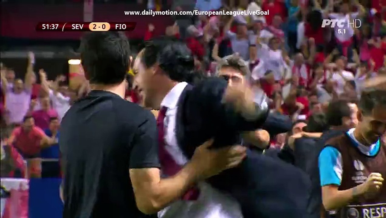 Aleix Vidal Goal!!! Sevilla 2 vs 0 Fiorentina ~ [Europa League] - 07.05.2015