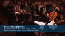 Britten - String Quartet No. 2 in C major for Strings, Op. 36, Mvt.1 - Escher String Quartet - CMS