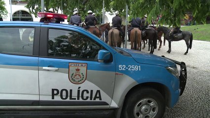 Segurança é reforçada no centro do Rio