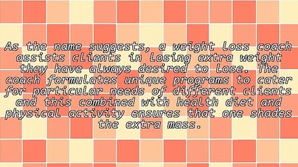 Useful Information About Weight Loss Coach Certification