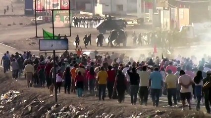 Protestos contra projeto de mineração no Peru