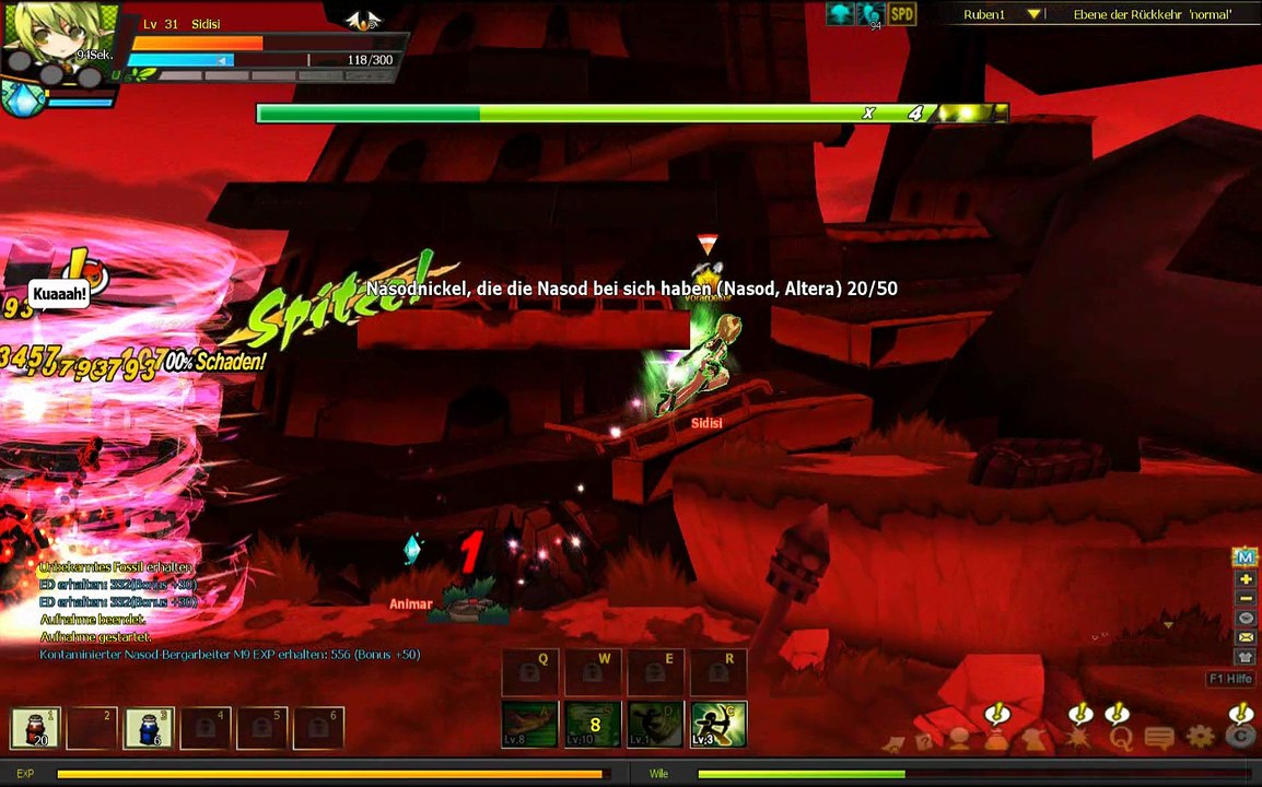 Rena Combat Ranger Boss Fight