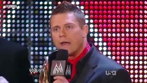 WWE RAW 4/4/11 The Miz Interrupts Stone Cold Steve Austin