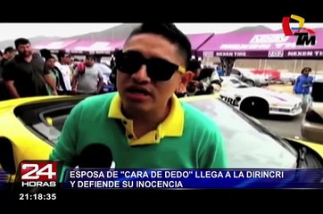 Esposa de ‘Cara de dedo’ defiende su inocencia tras visitarlo en la Dirincri