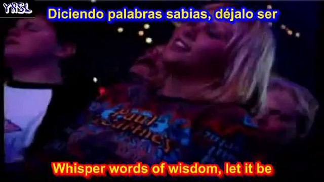 Let it be - The Beatles (SUBTITULADO ESPAÑOL INGLES )