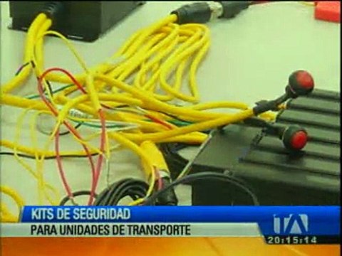Compran kits de seguridad para unidades de transporte