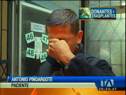 Más de mil ecuatorianos están en lista de espera para trasplante