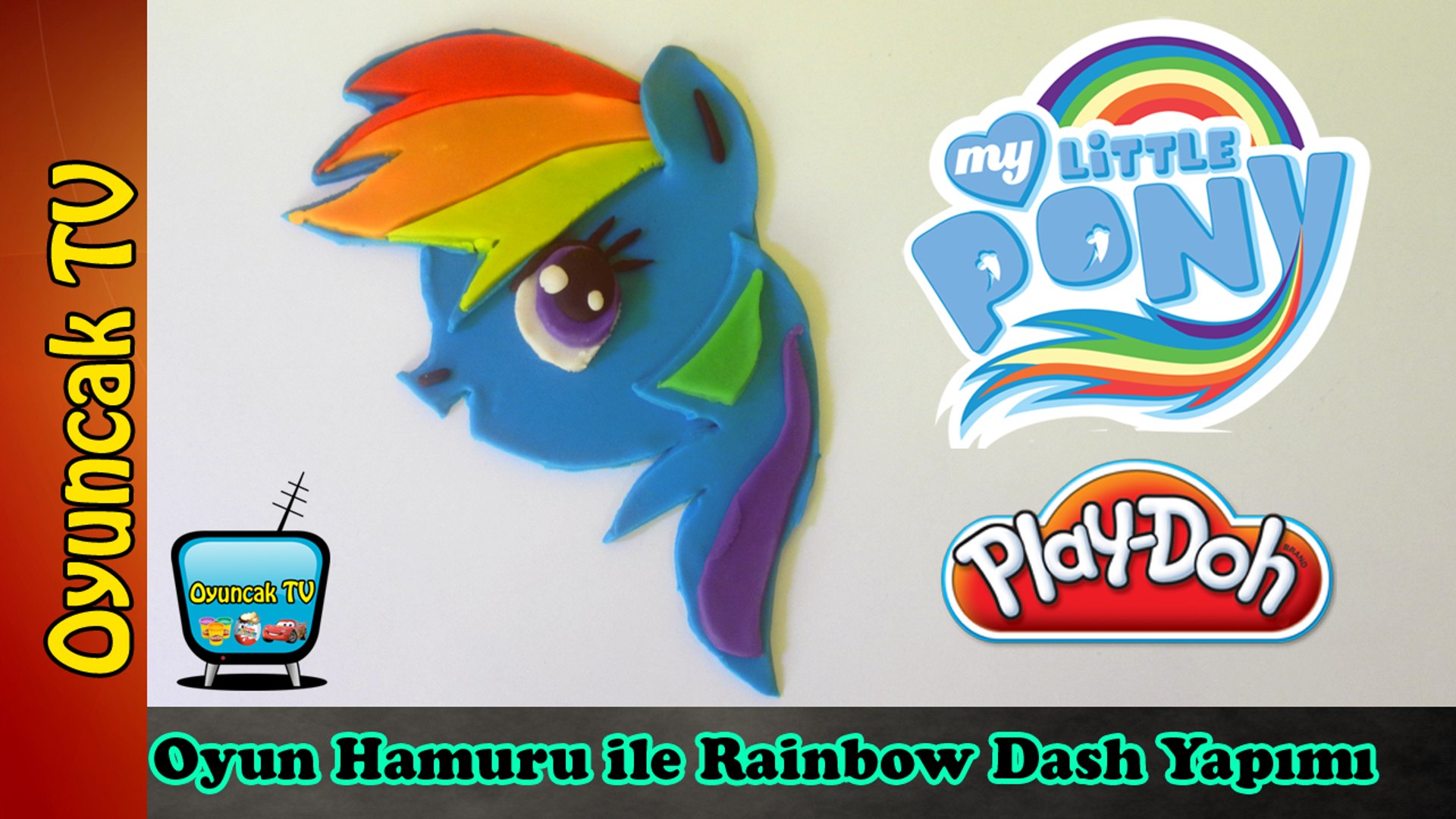 Play Doh Oyun Hamuru ile My Little Pony Rainbow Dash Yapımı İzle -  Dailymotion Video