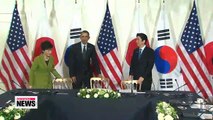 Leaders of South Korea, U.S., Japan agree to 3-way nuclear talks on North Korea