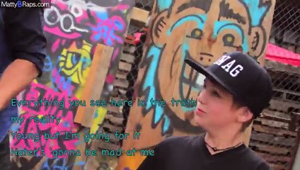 MattyB - Never Too Young ft. James Maslow (Music Video) (Lyrics on Video)