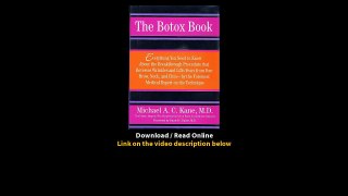 Download The Botox Book By Michael Kane PDF