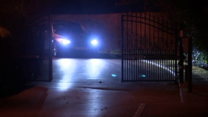 Nick Clegg arrives at Sheffield count