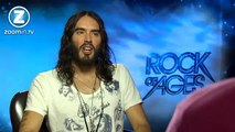 Russell Brand gets carried away by Dutch name