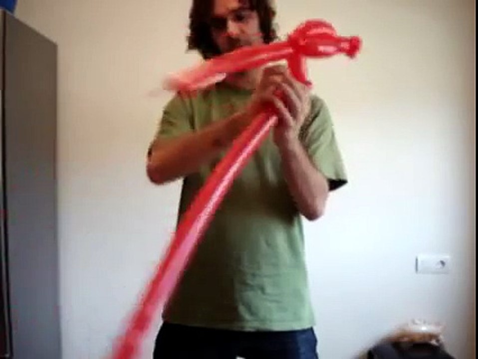 CABALLITO DE MAR - FIGURA NORMAL - CURSO DE GLOBOFLEXIA GLOBOS BALLOON