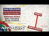 Alternate routes mapped for Holy Week road reblocking