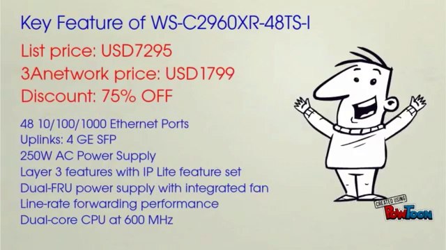 Lowest Price WS-C2960XR-48TS-I 75% OFF