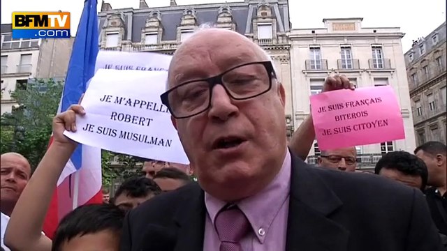 Manifestation à Béziers contre le fichage : Abdallah Zekri en colère