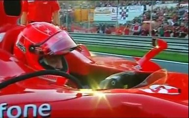 Michael Schumacher's last lap with Ferrari